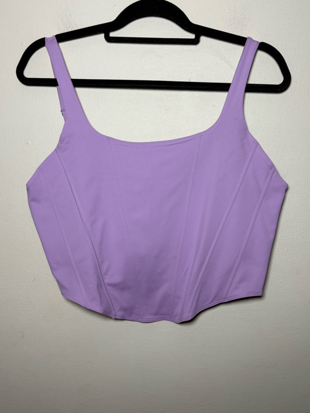 ReoRia Lilac Corset Zip Up Cropped Tank Top XXL Summer Spring Going Out Party